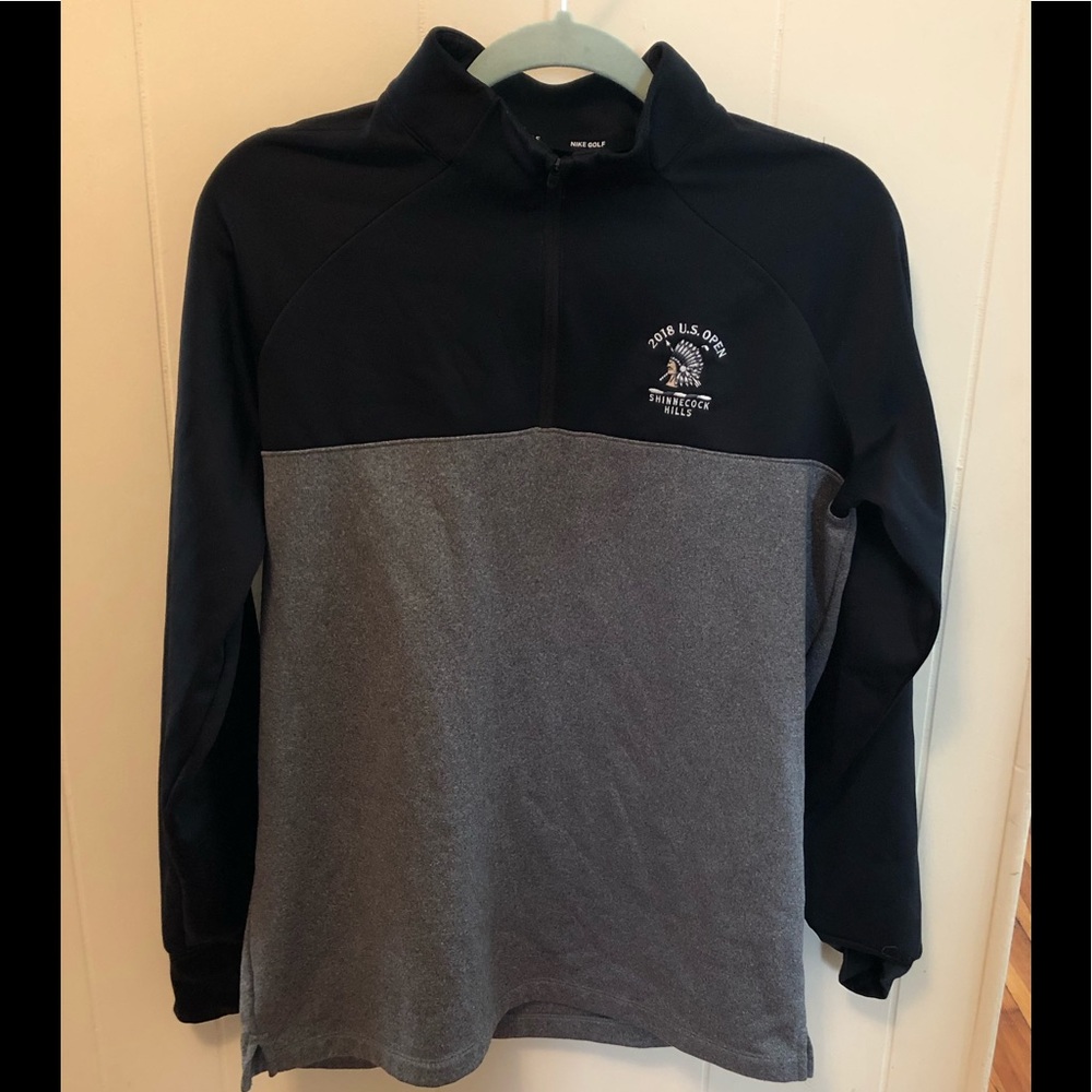 Nike golf 1/4 zip pullover US open shinnecock